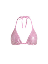 Sienna Sequin Embroidery Bikini Top Multi Colour