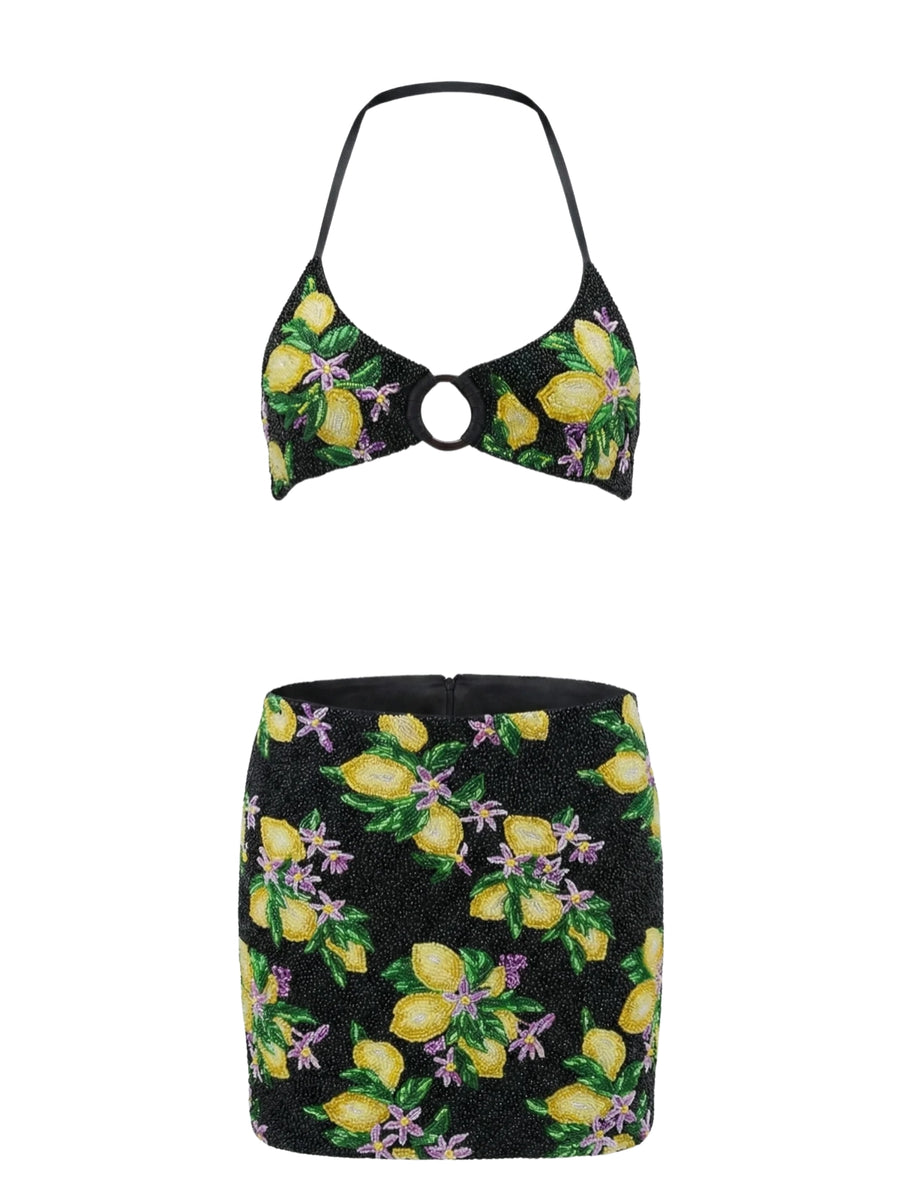 Lemon Blossom Bikini Co-Ord Top