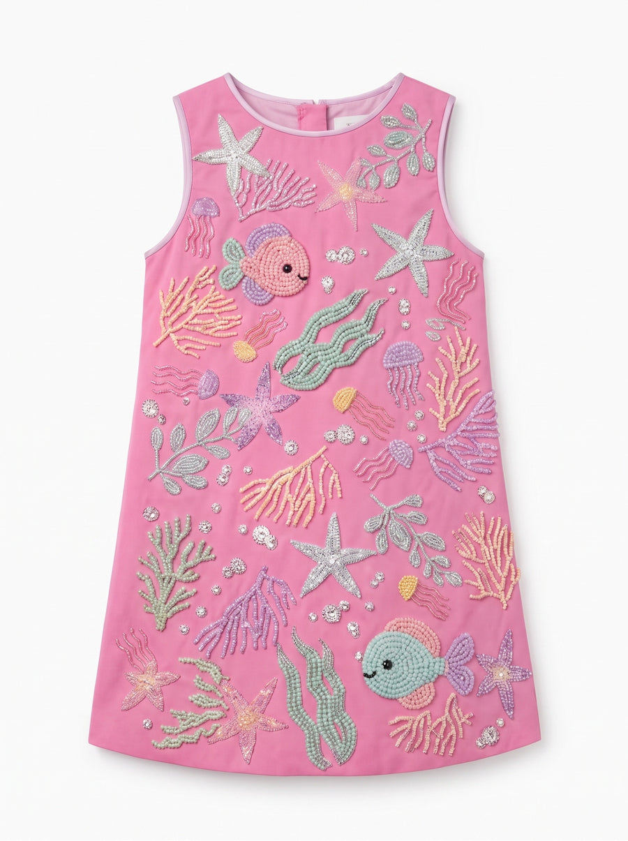 Sea Breeze Kids Pink Dress