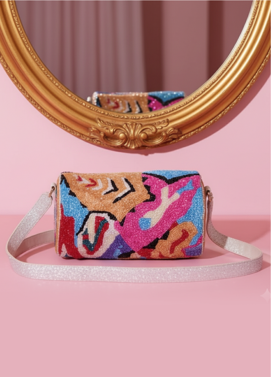 Boston Embellished Bag - Multi Colour