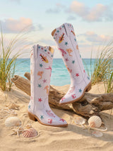 Arizona Embroidered Leather Boots