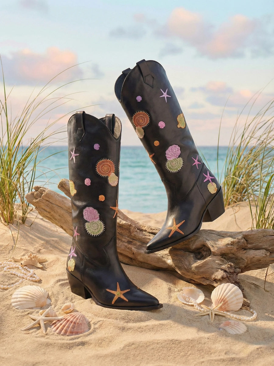 Oceanus Cowboy Boots