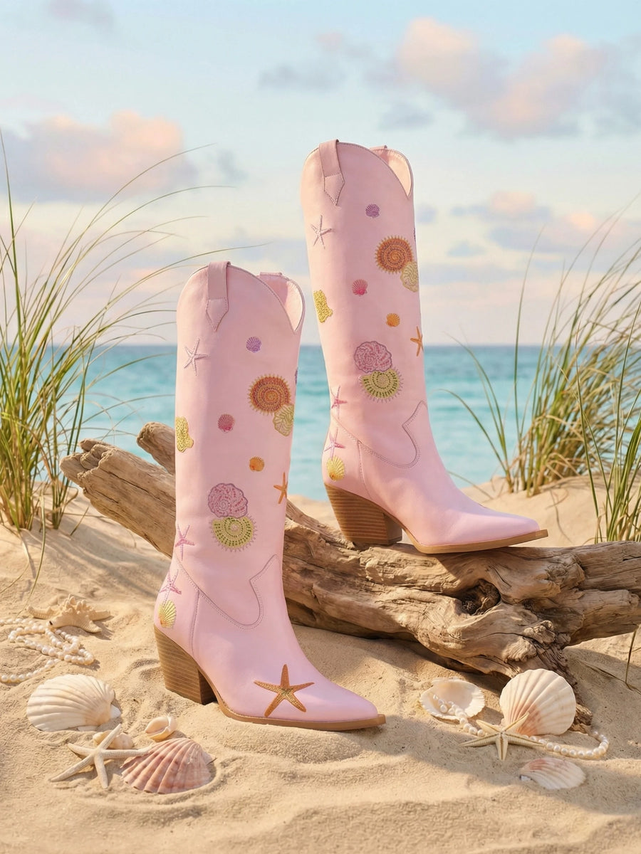 Oceanus Cowboy Boots