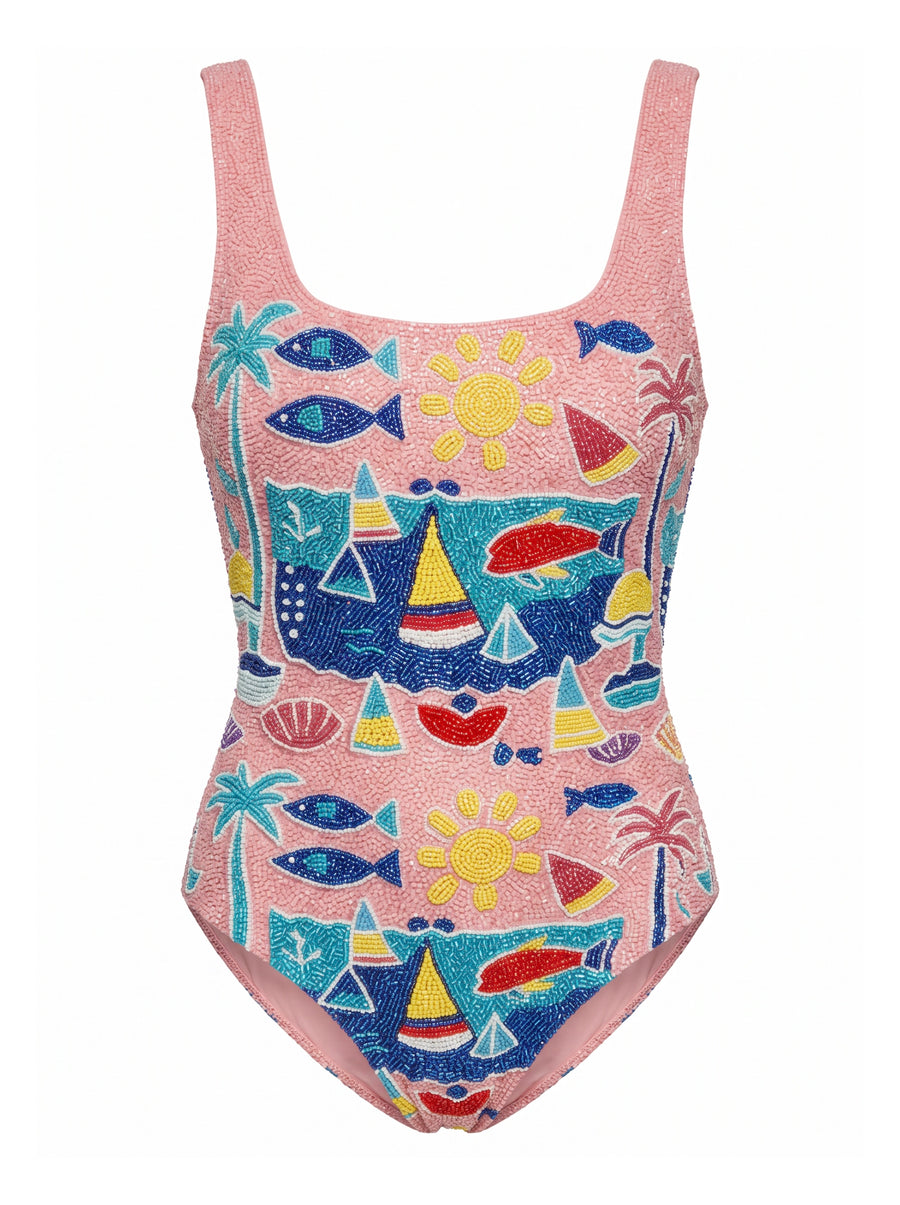 Lume Swell Kids Swimsuit Multi Colour