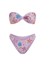 Quinn Clasp Closure Bikini Top Lilac