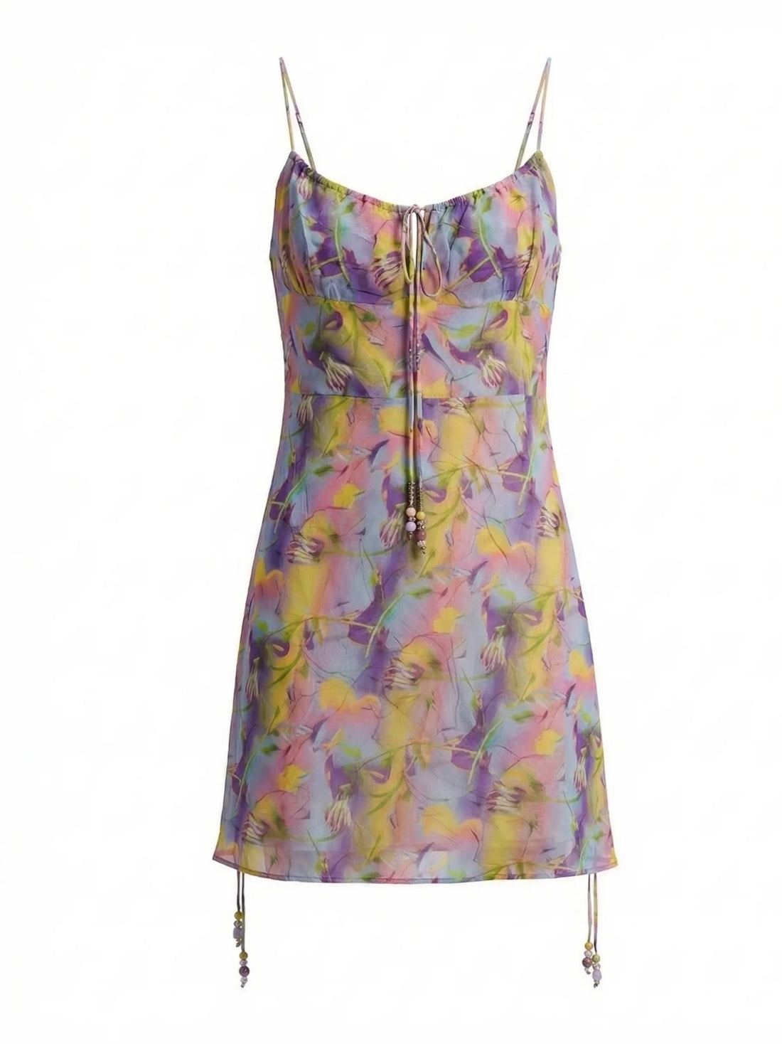 Tropical Blossom Mini Dress