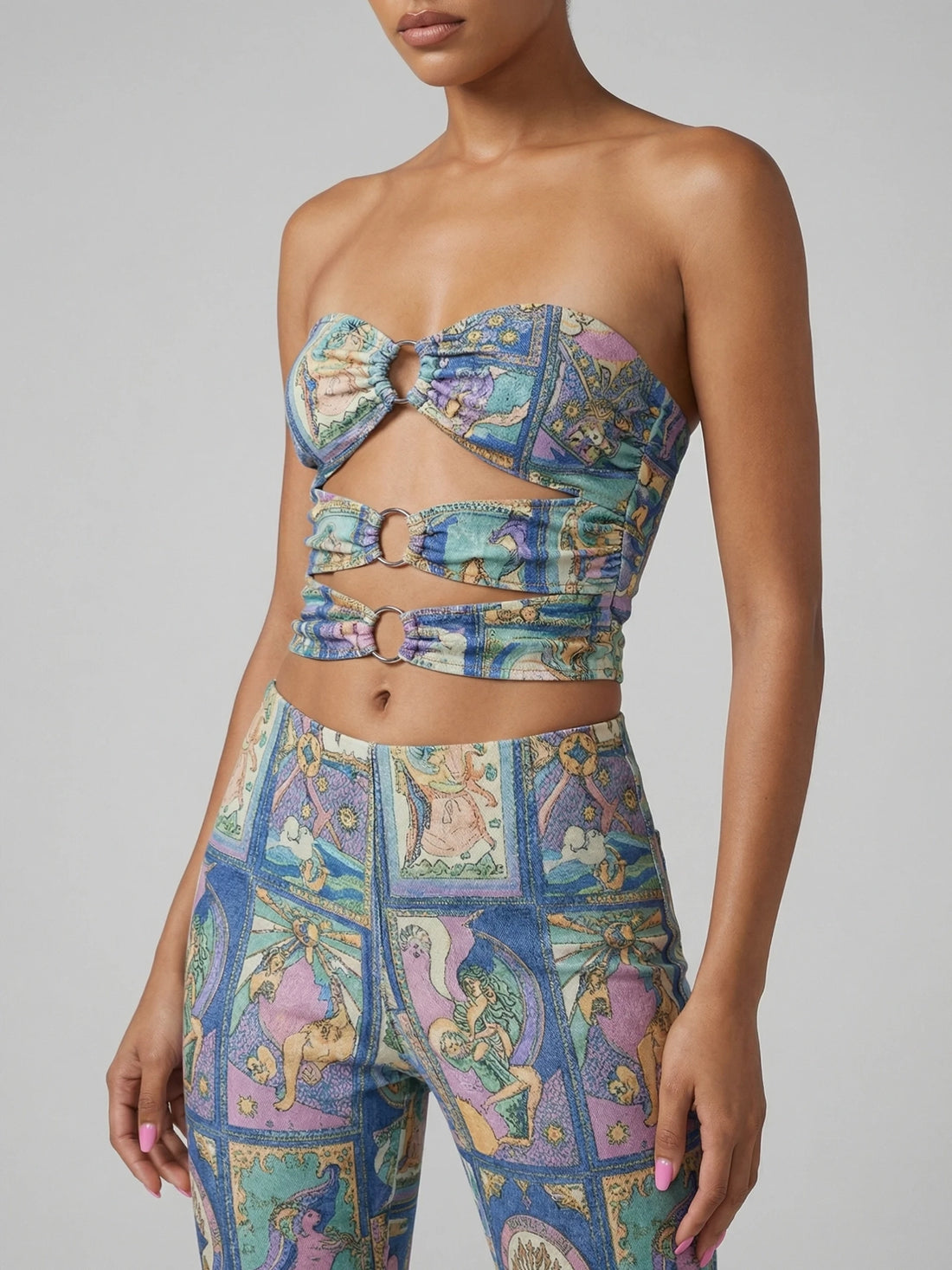 Eden Cut-out Flared Jumpsuit