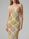 Katerina Crochet And Sequin Luxe Multi Coloured Dress
