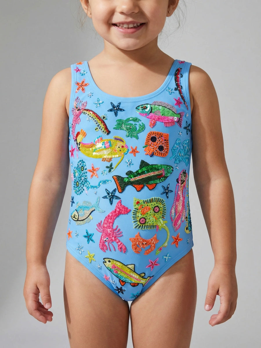 Arizona Kids Swimsuit - Blue