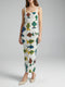 Tropical Fish Beaded Long Dress