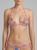 Coral Starfish Pink Bikini Bottom