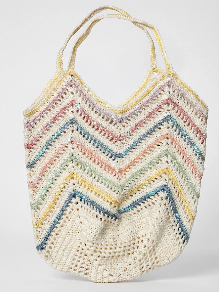 Seaside Pastel Crochet Bag