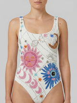 Celestial Star White Swimsuit
