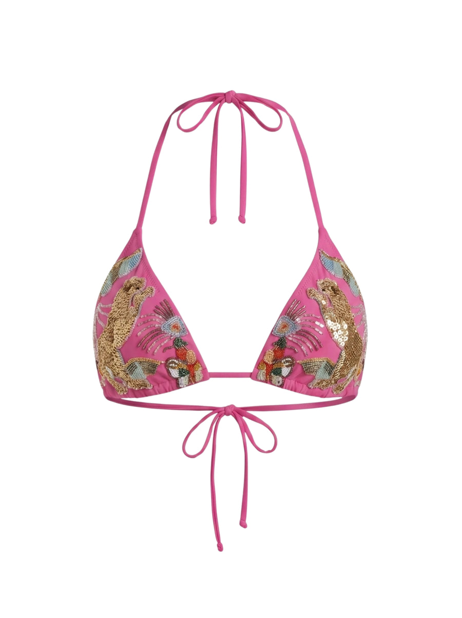 Aurelia Luxury Bikini Top Pink