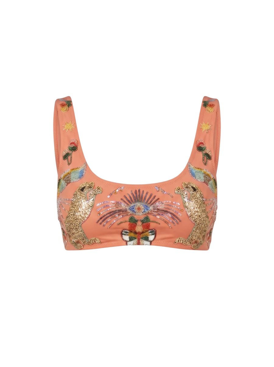 Aurelia Luxury Bikini Thick Strap Bikini Top Multi Colour