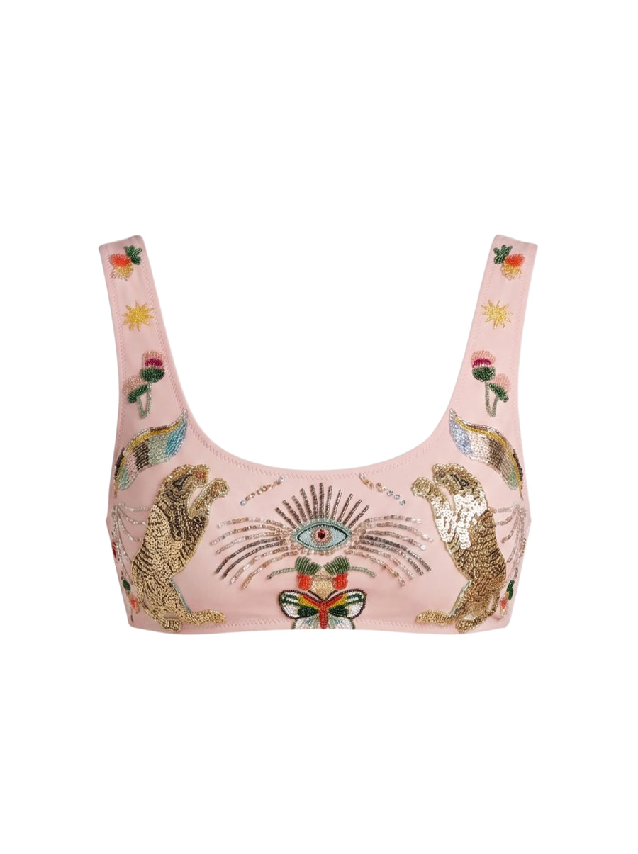 Aurelia Luxury Bikini Thick Strap Bikini Top Multi Colour