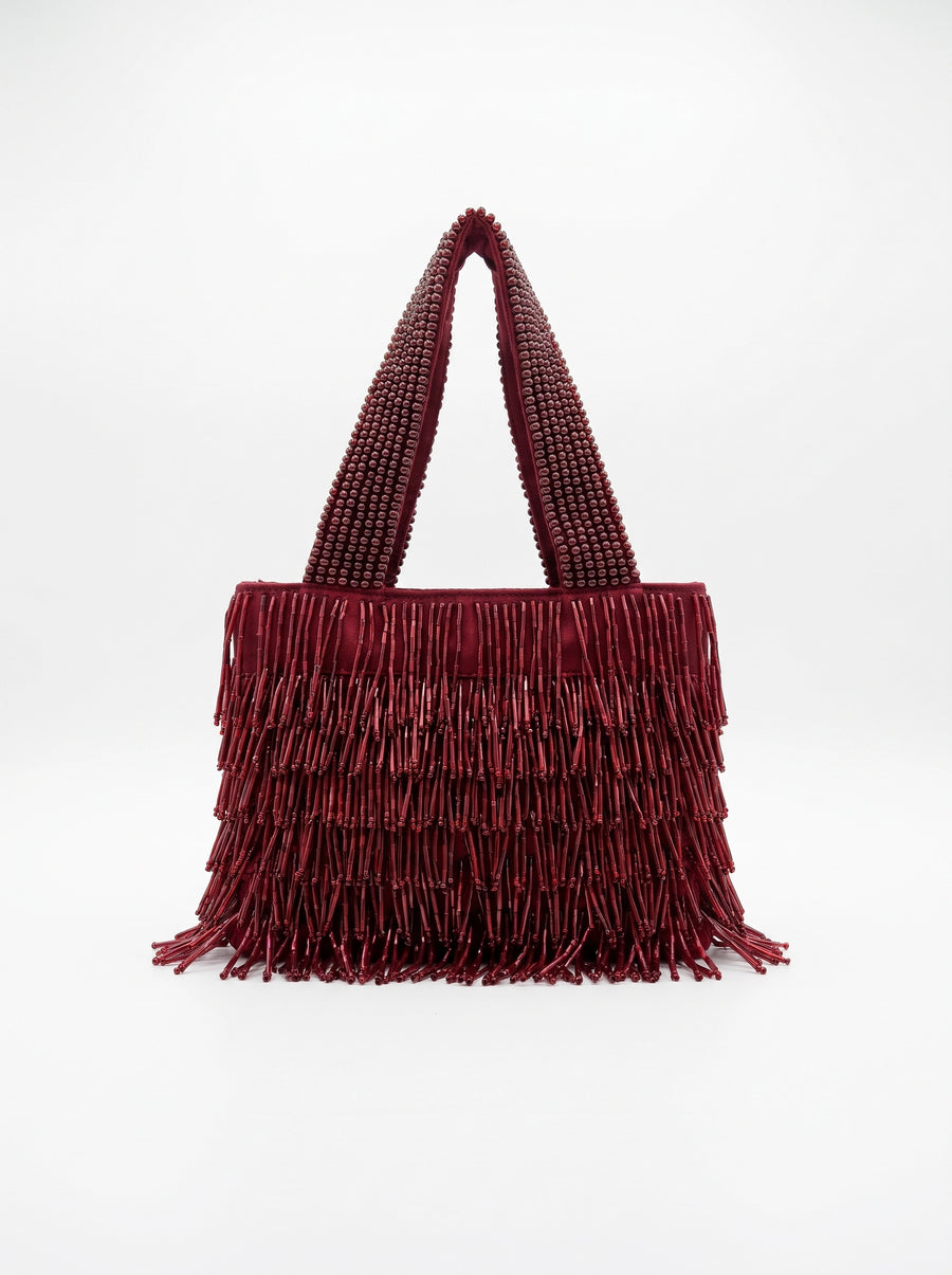 Red Bag Tasseled