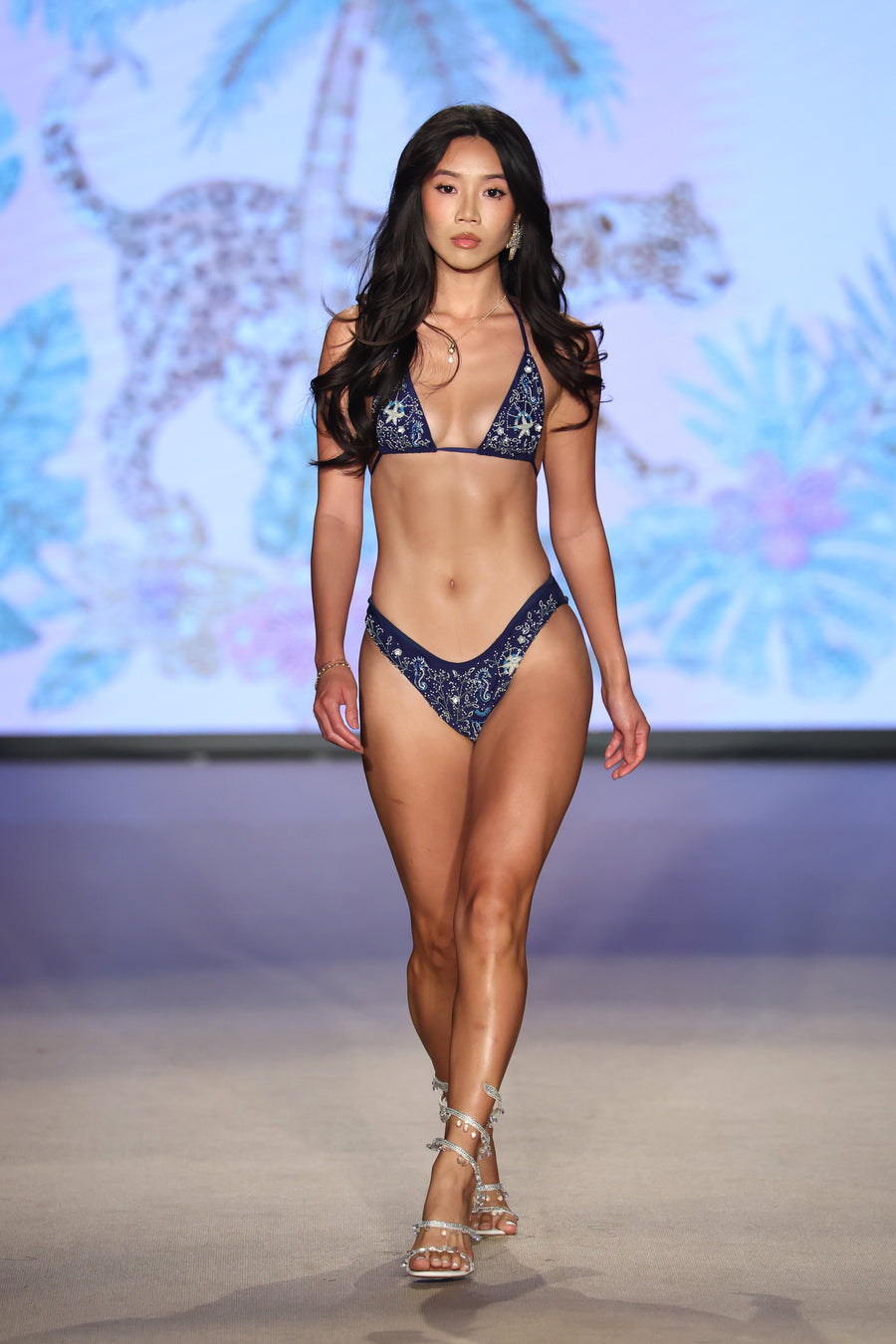 Lola Navy Starfish Bikini Top