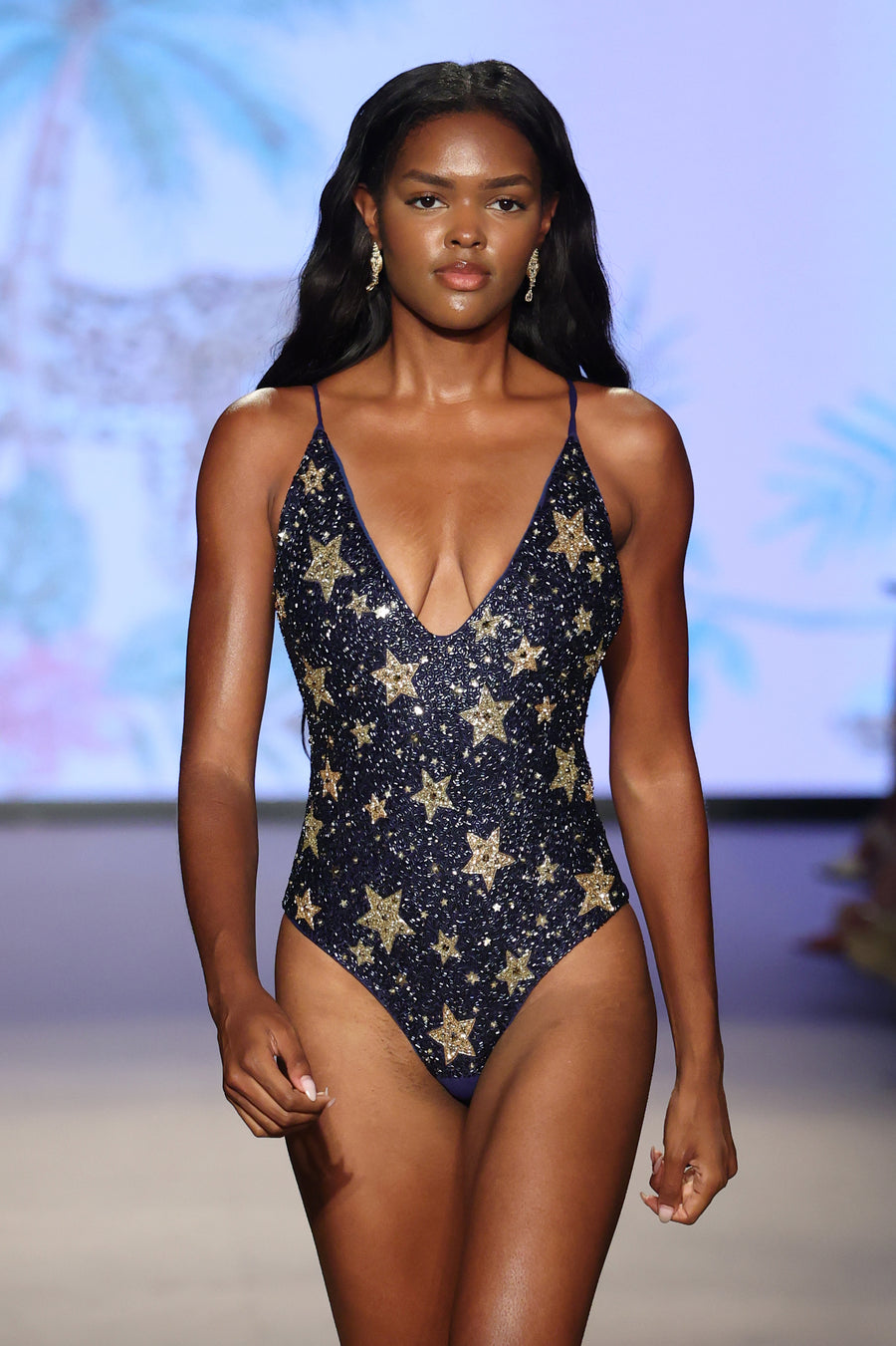 Star Navy Swimsuit