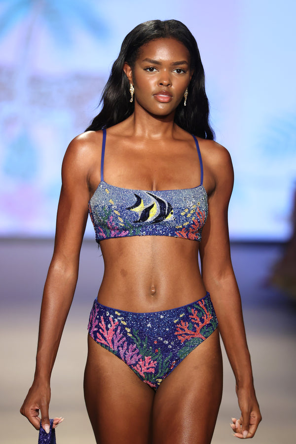Marine Fish Bikini Top