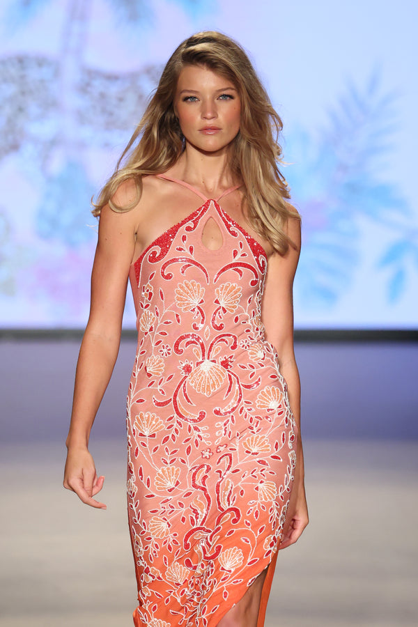 Coastal Glow Ombre Maxi Dress