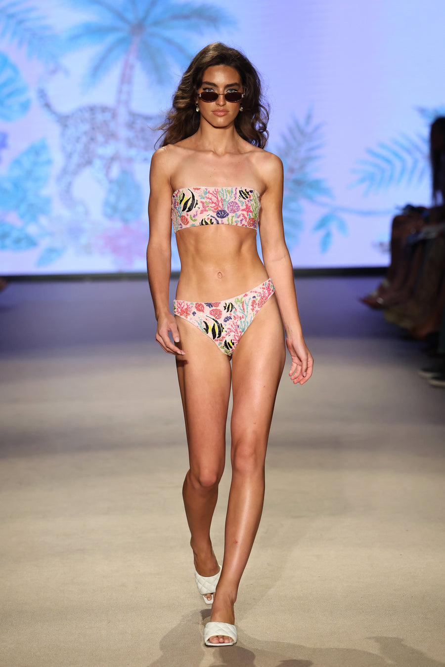 Uma Pink Strapless Bikini Top