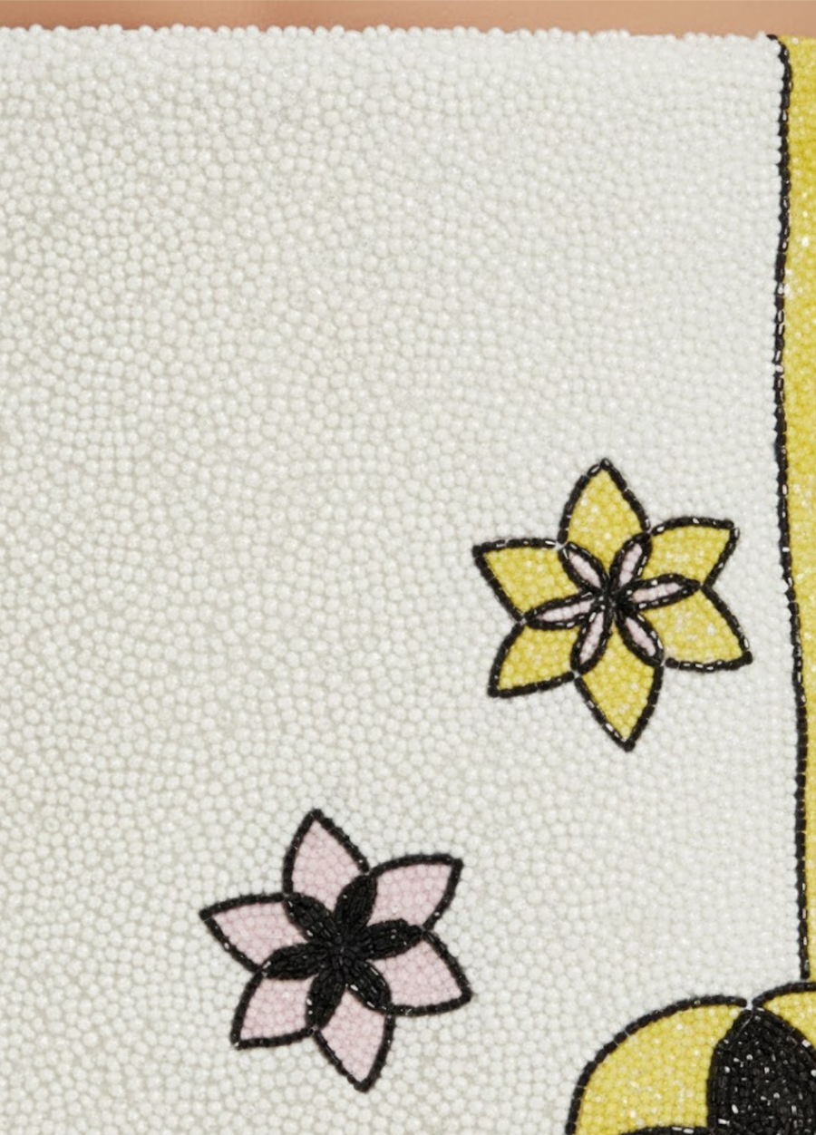 Mei Flattering Summer Luxe Co-ord Skirt - White