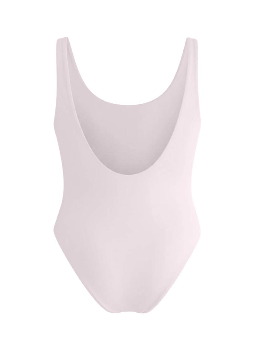 Maya Scoop Back Tropical Swimsuit - Pink