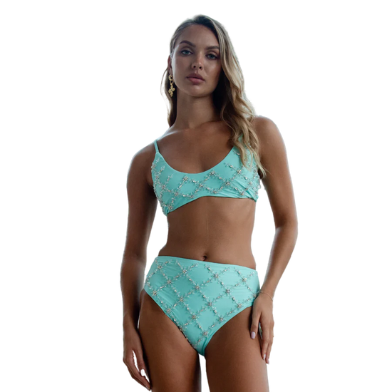 Rita Bikini Bottom in Mint color