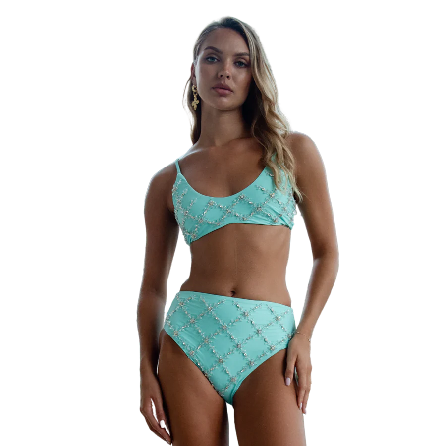 Rita Bikini Bottom in Mint color