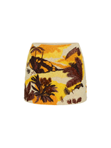 Kulani Kinis x Oceanus Golden Sunset Beaded Co-ord Skirt