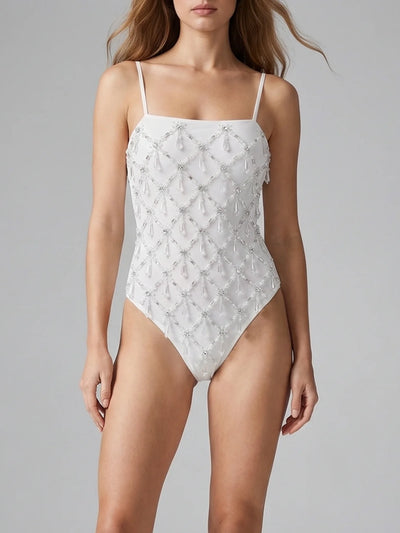 Calliope Thin Straps One Piece Swimsuit Multi Colour