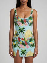 Pandora Luxe Hand Beaded dress Baby Blue