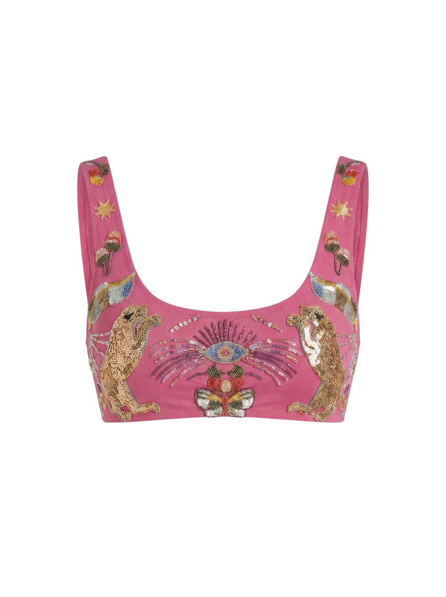 Aurelia Luxury Bikini Thick Strap Bikini Top Multi Colour