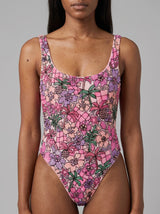 FIA Tropical Purple Swimsuit