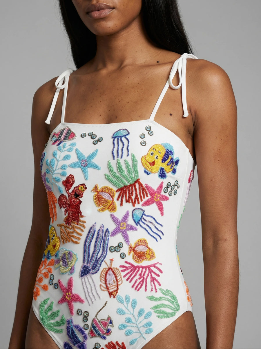 Disney | Oceanus White Orabela Swimsuit