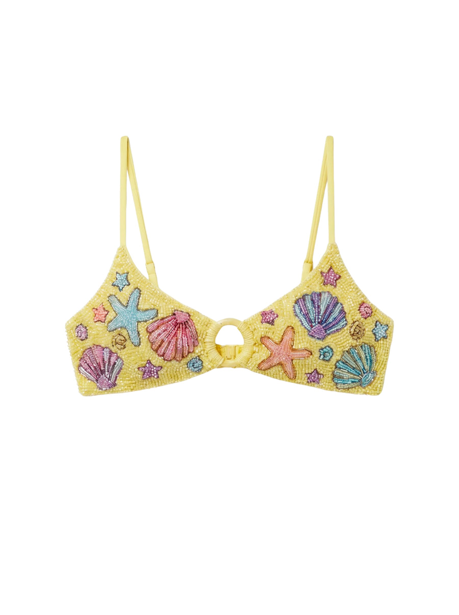 Disney | Oceanus Under the Sea Bikini Top in Yellow