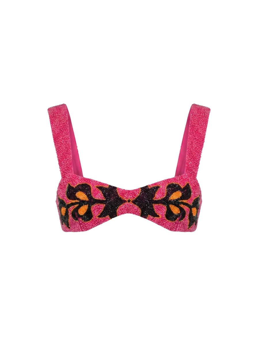 Oceanus x Bárbara Hulanicki Aria Pink Bikini Top