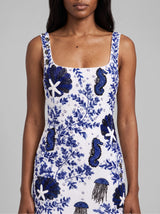 Electra Reef Navy and White Mini Dress
