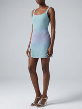 Amara Dress in Blue Lilac Ombre