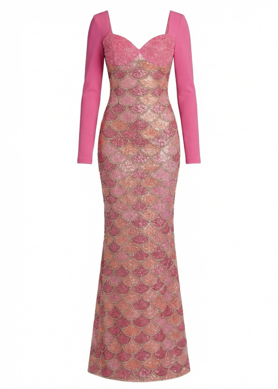 Disney | Oceanus Andrina Shell Bell Sleeve Dress