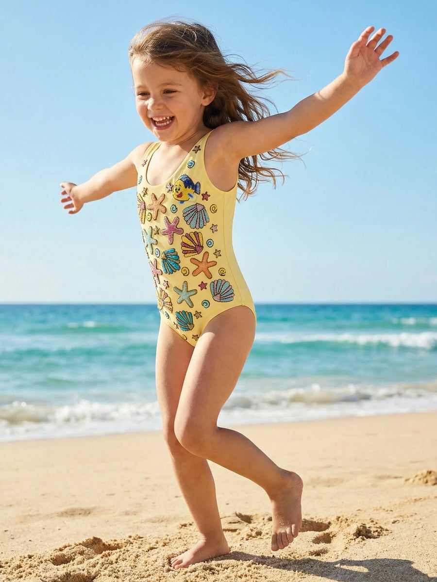 Oceanus | Disney Kids Under the Citrus Swimsuit