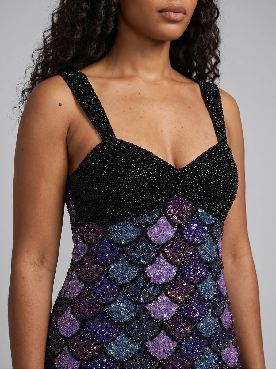 Oceanus | Disney Ursula Black Mini Dress