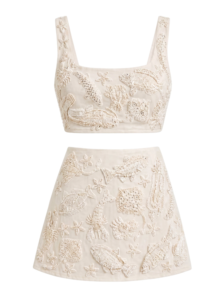 Arizona Ivory Co-ord Skirt
