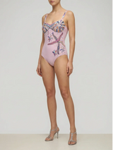 Selene Sea Shell Swimsuit - Pink in Stock