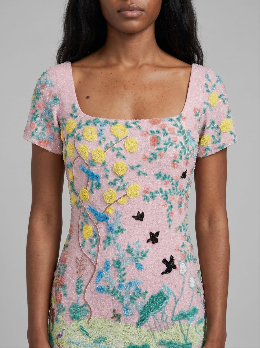 Florence Pink Mini Dress
