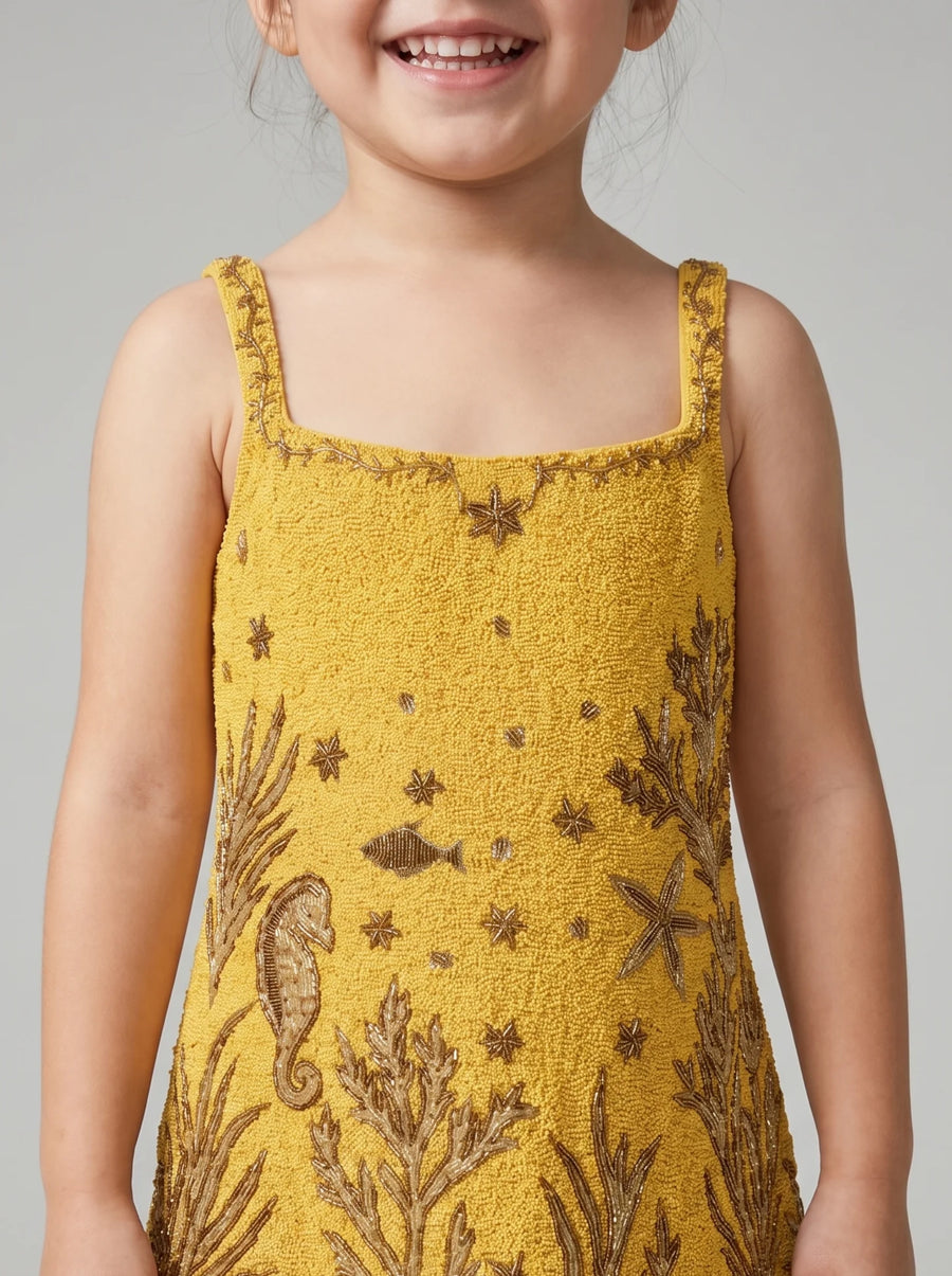 Seahorse and Star Kids Dress