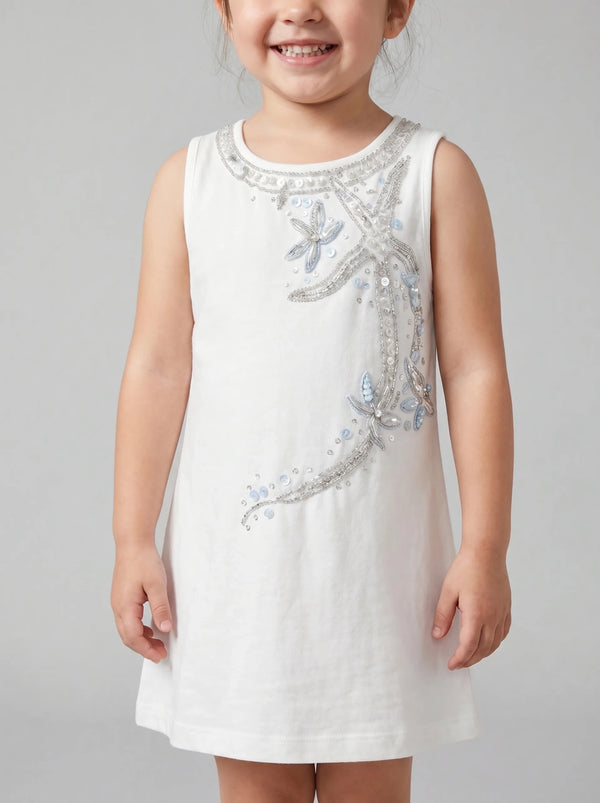 Selene Sleeveless Kids Dress