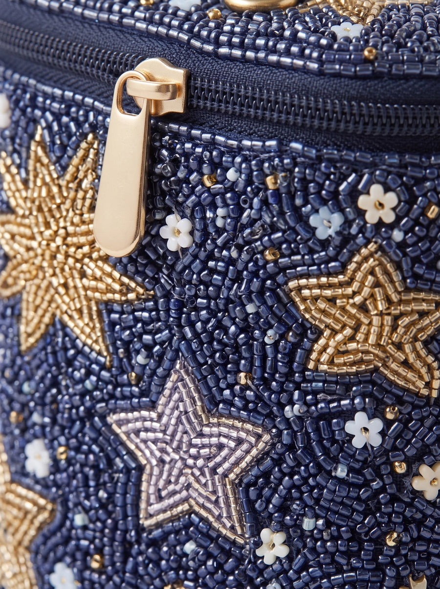 Celestial Star Navy Vanity Bag