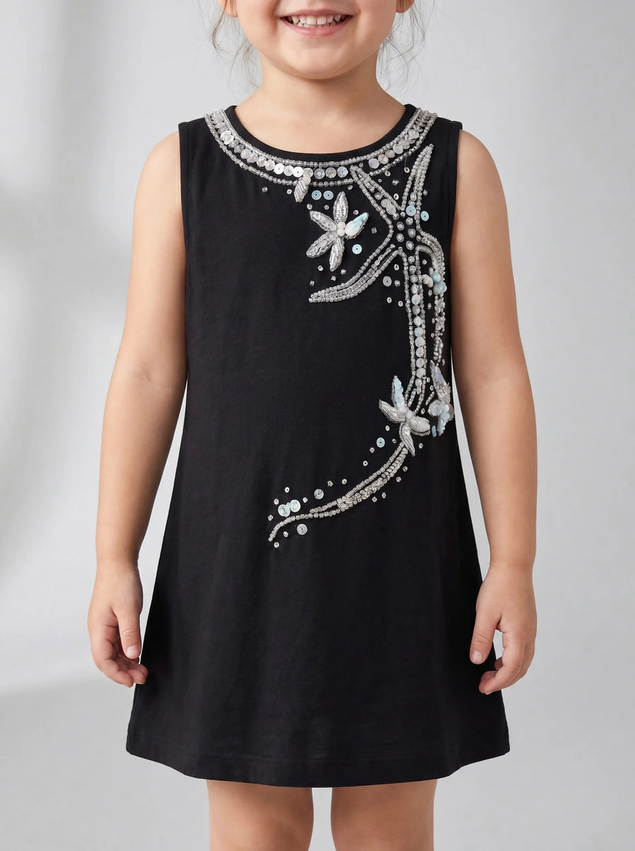 Selene Sleeveless Kids Dress